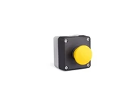 P Series Plastic 1 Hole BDMK + C4BK (NC) Black-Grey Control Box